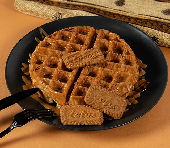 Caramel Waffle — commercial photography by Tony Greeg